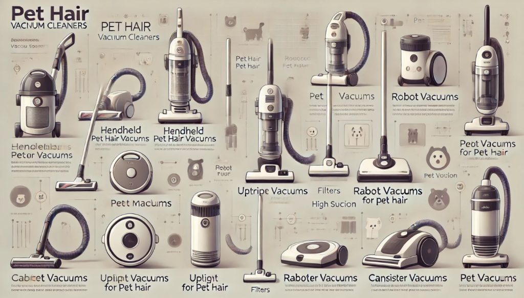 Types of Pet Hair Vacuum Cleaners